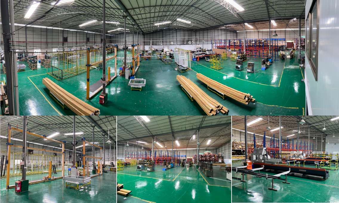 ANZWIN aluminium window factory floor
